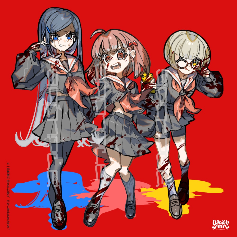 【立ち絵素材】セーラー女子学生【デスゲーム風】