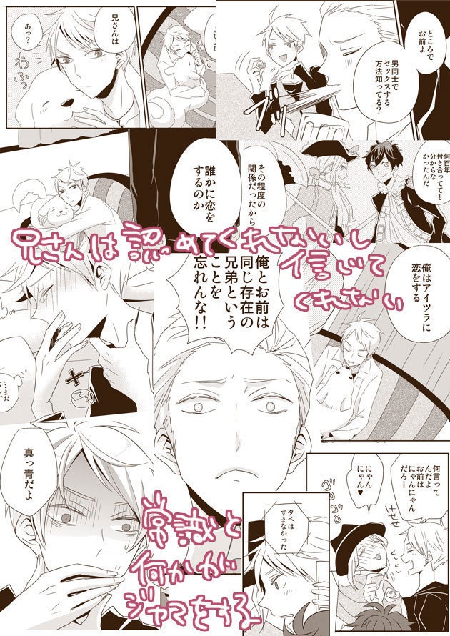 DUMMY.N□再録【悪友+独×普】