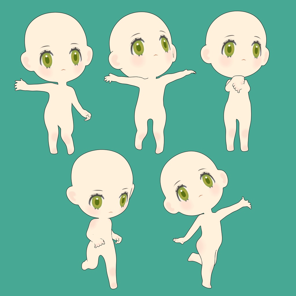 3D関節可動Qエディションモデル