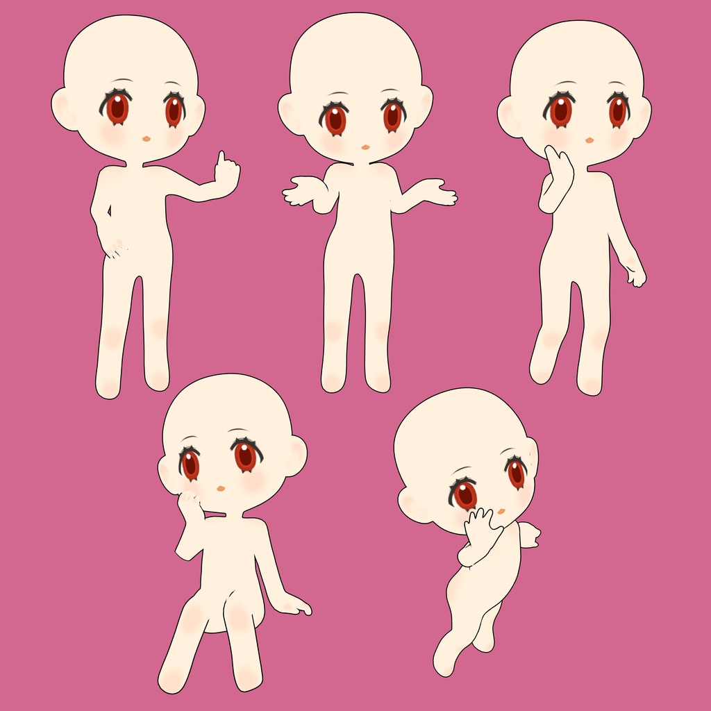 3D関節可動Qエディションモデル