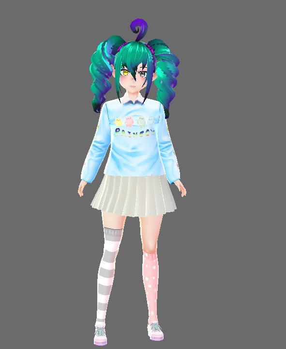 (Free) Vtuber Rainbow long sleeve shirt
