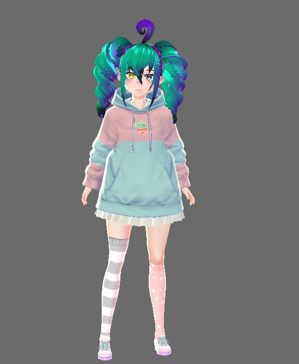 Vroid Cactus Hoodie (Free)