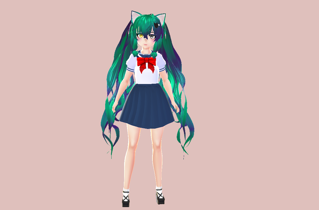 Vroid School girl Uniform (Free) - shrike_exe - BOOTH