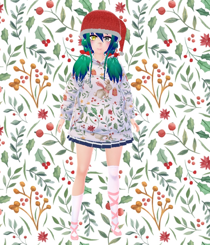 10 free Vroid Christmas Hoodies