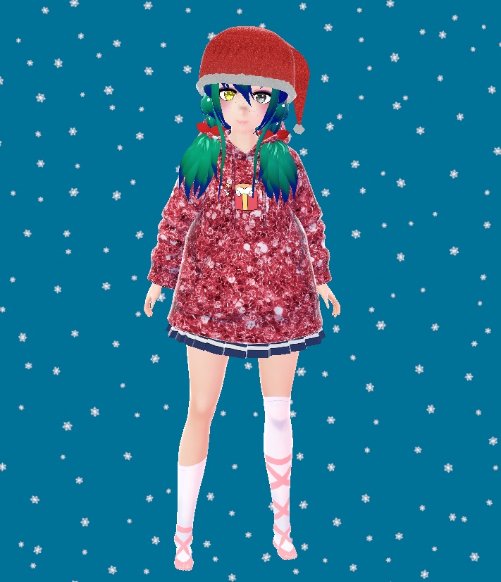 10 free Vroid Christmas Hoodies