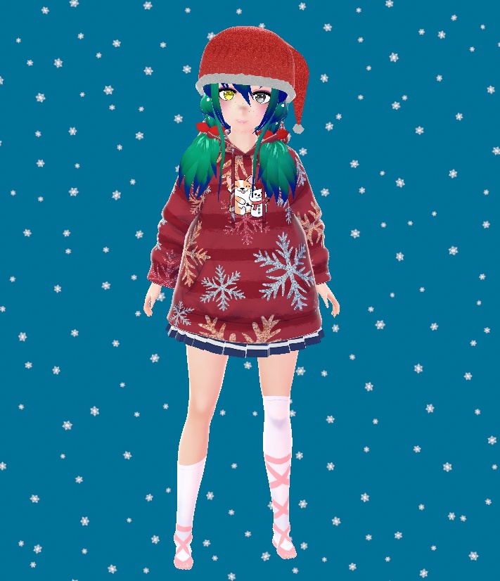 10 free Vroid Christmas Hoodies
