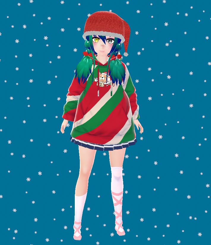 10 free Vroid Christmas Hoodies