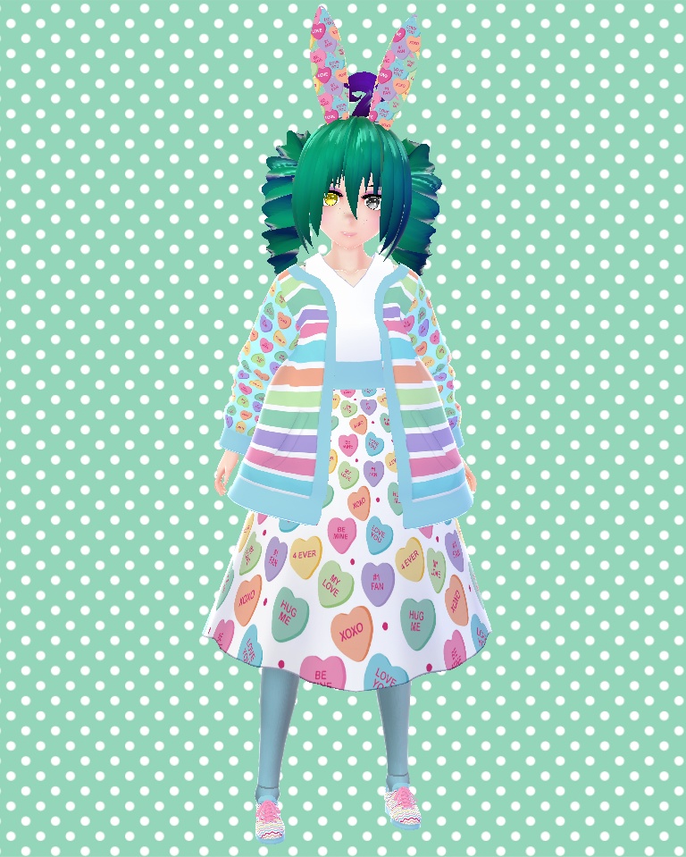 Vroid Conversation Hearts Outfit (Free)