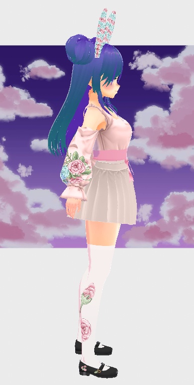 (Free)Flower girl Vroid (VRM file)