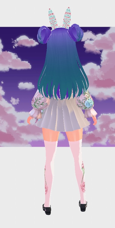 (Free)Flower girl Vroid (VRM file)
