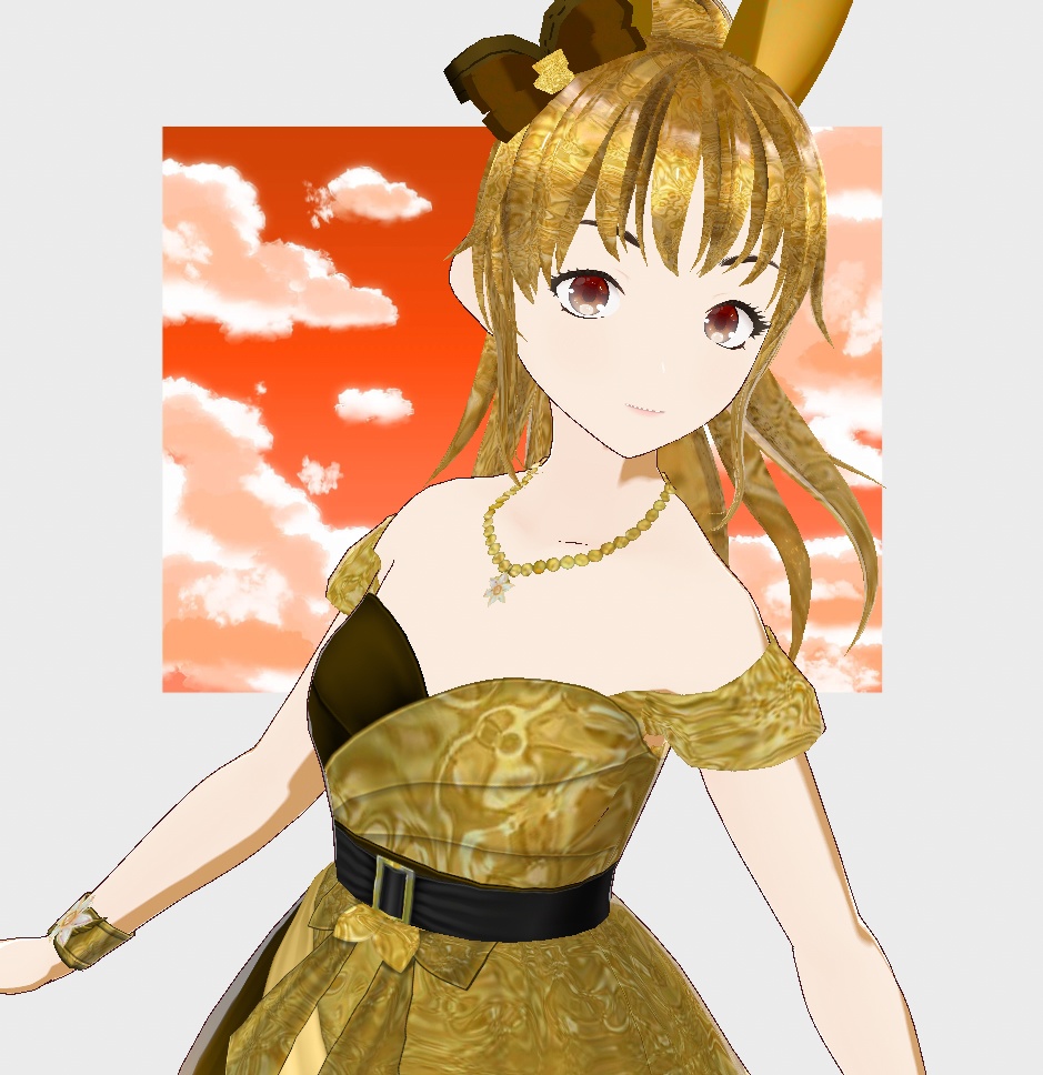 (Free) New Years Dress (Vroid Stable Version)