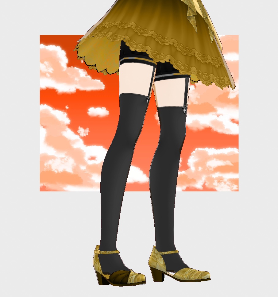 (Free) New Years Dress (Vroid Stable Version)