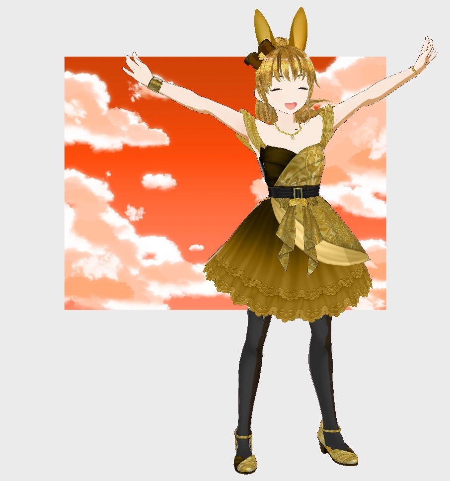 (Free) New Years Dress (Vroid Stable Version)