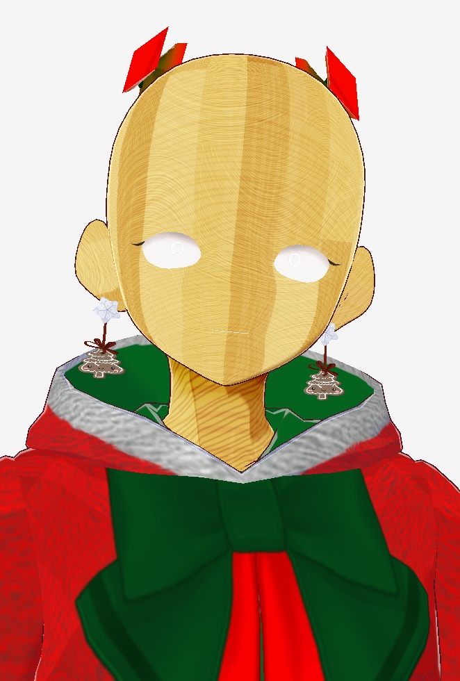 Fuzzy Red Christmas Outfit