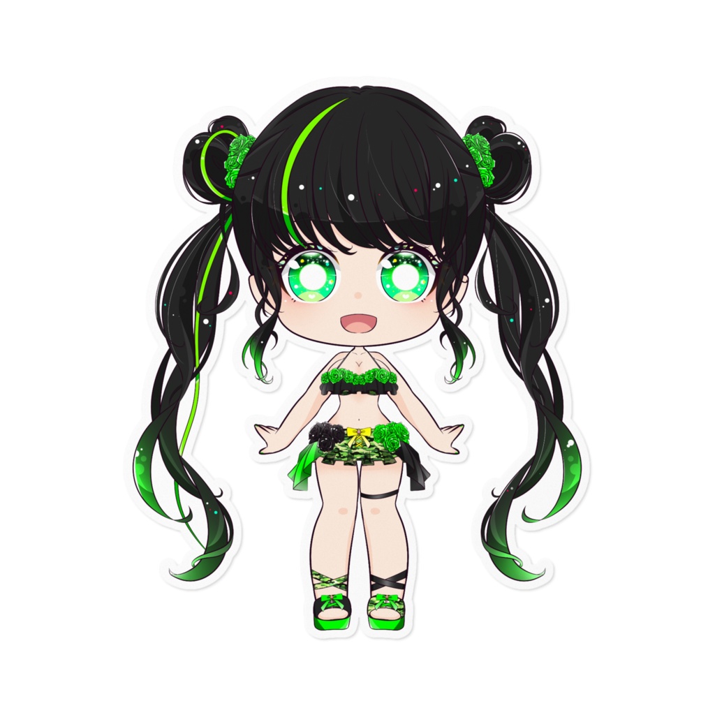 かずりんステッカー（水着）