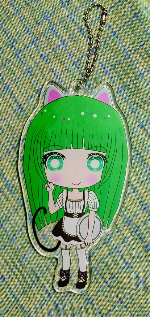 かずにゃんアクリルキーホルダー（立絵）