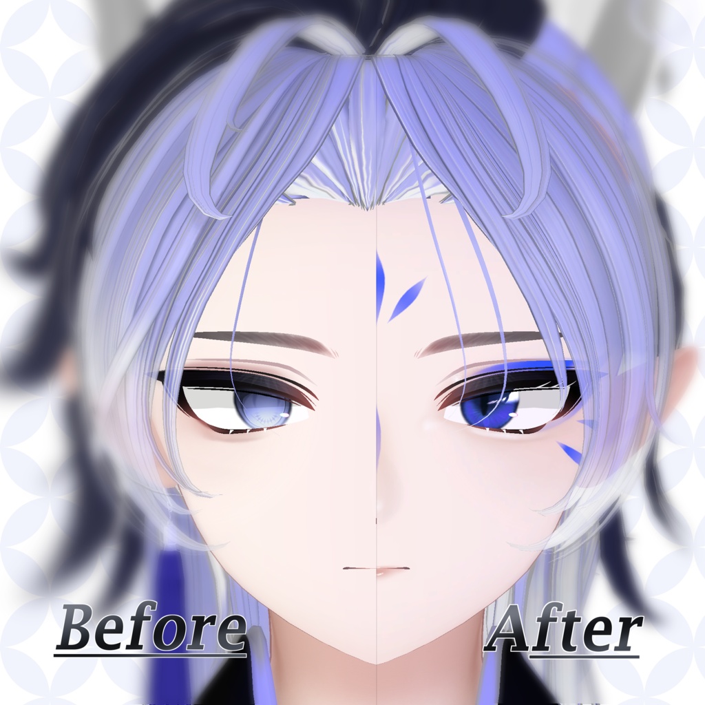 DANZAI RE対応*Fox Makeup & Eye Texture*Face Paint→Free