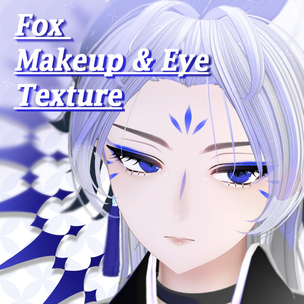 DANZAI RE対応＊Fox Makeup & Eye Texture＊Face Paint→Free