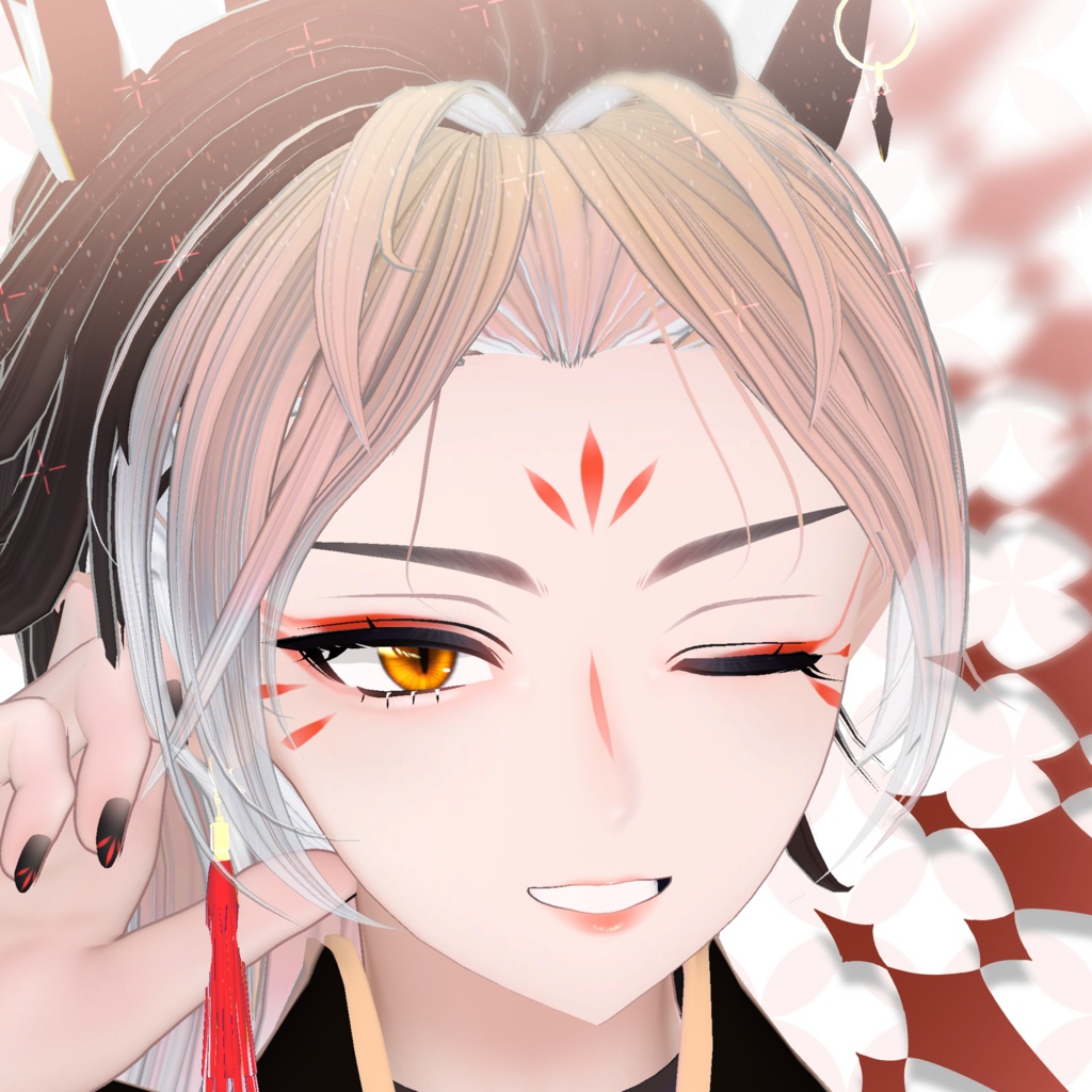 DANZAI RE対応*Fox Makeup & Eye Texture*Face Paint→Free