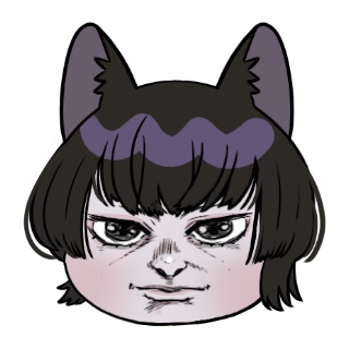 缶バッチ-あーるくん(ガチ顔)