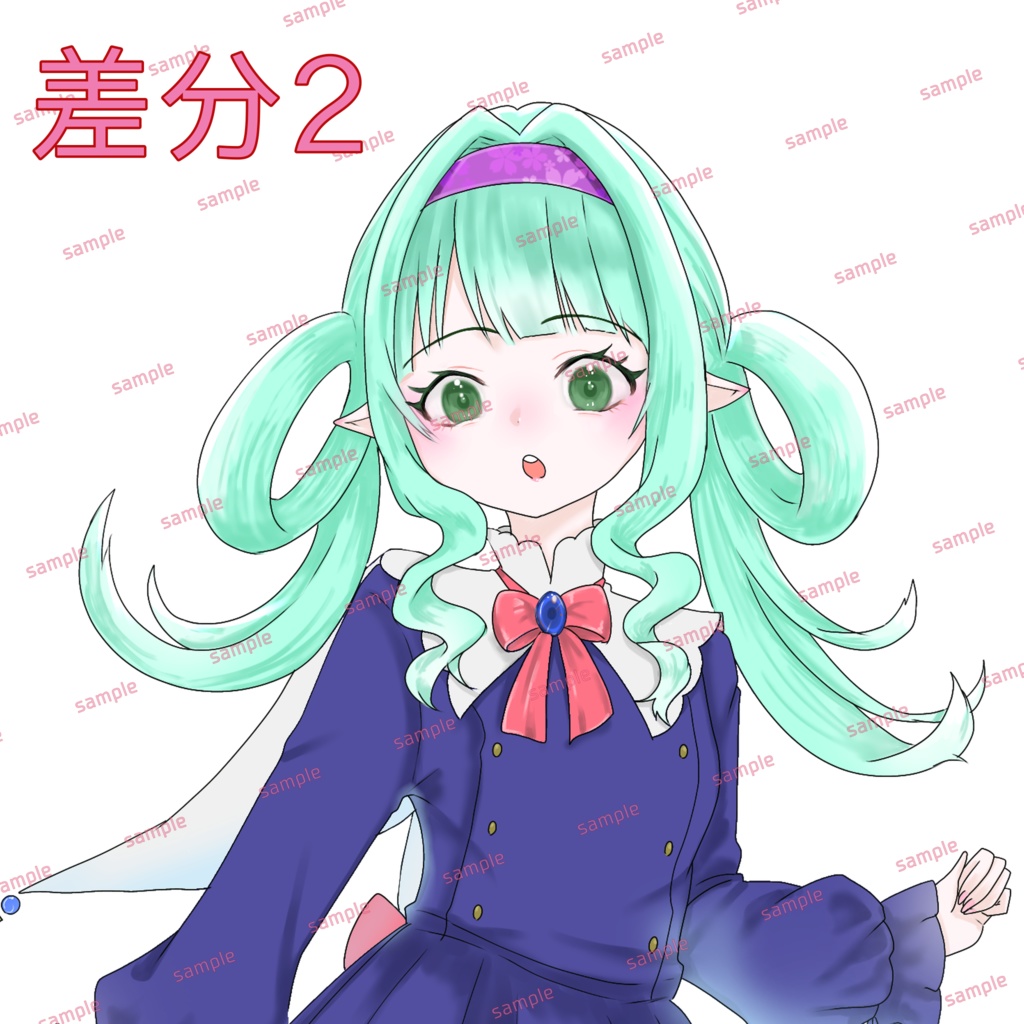 エルフの女の子立ち絵