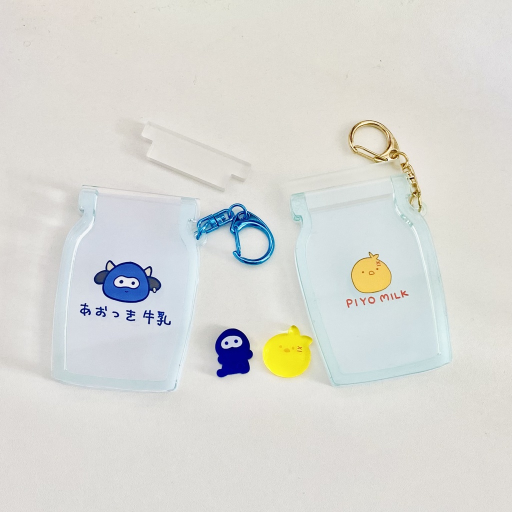 牛乳瓶シャカシャカアクキー