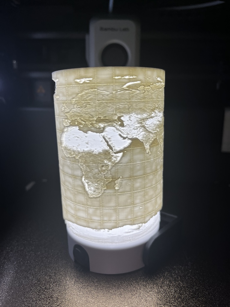 絵が浮かび上がるランプシェード ライト