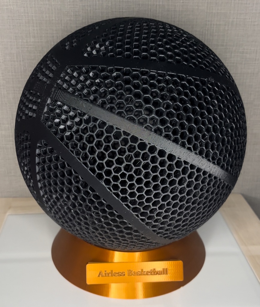 ahomeone]サイレントバスケットボール エアレス 3Dプリント 7号球 屋内