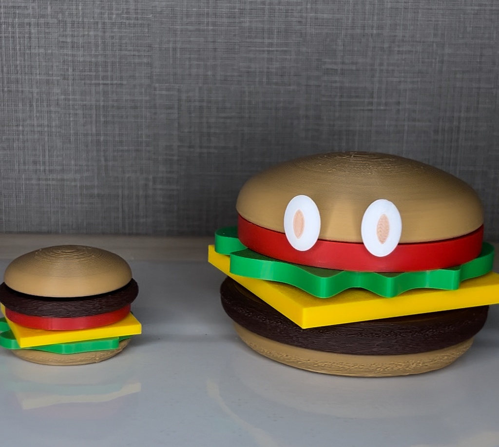 ハンバーガーのネジ知育玩具