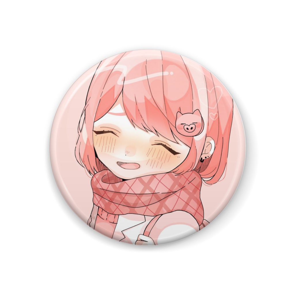マフラーばなちゃん缶バッジ