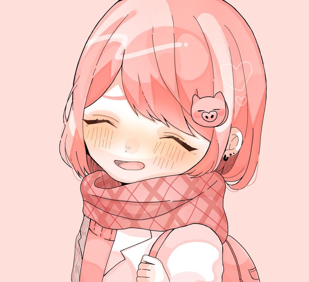 マフラーばなちゃん缶バッジ