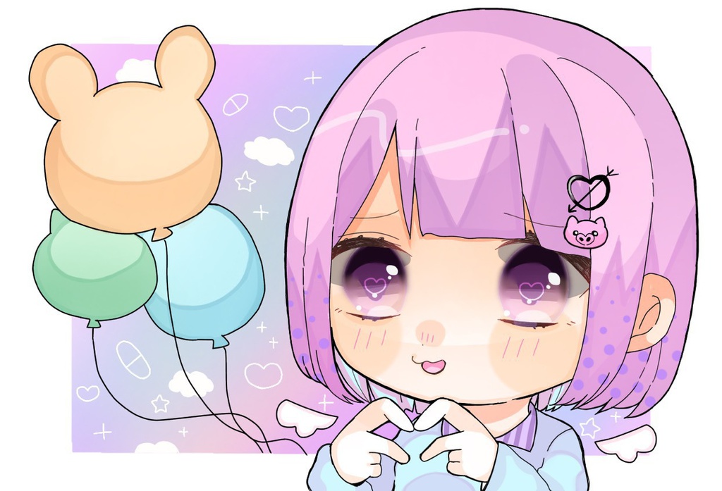 ばなパスケース【らぶ】