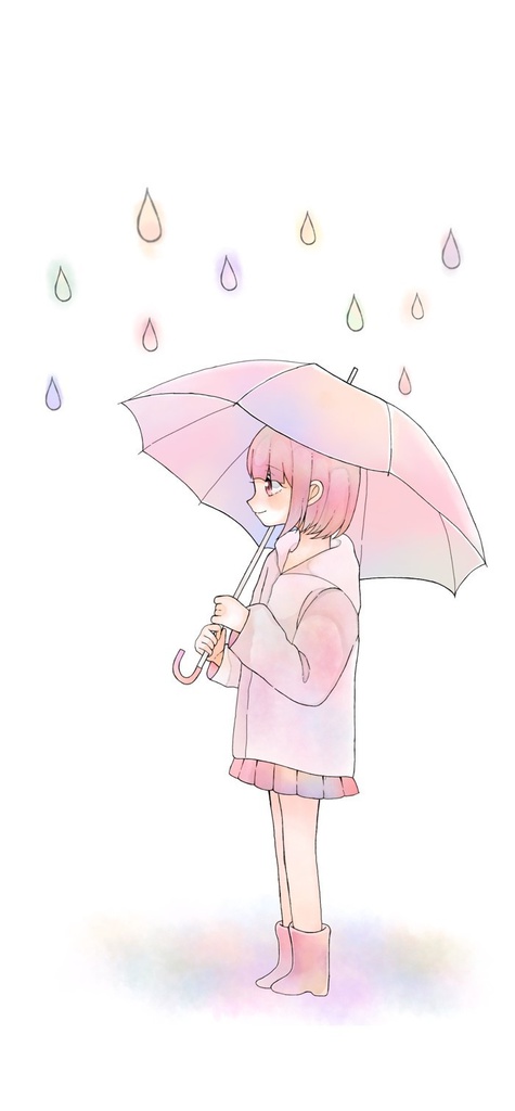 ばなiPhoneケース【雨の日】