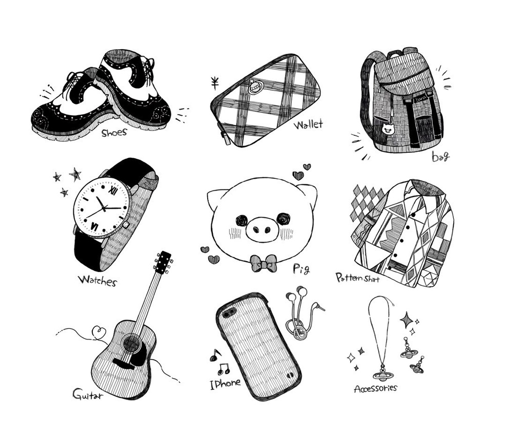 ばなパーカー【黒】