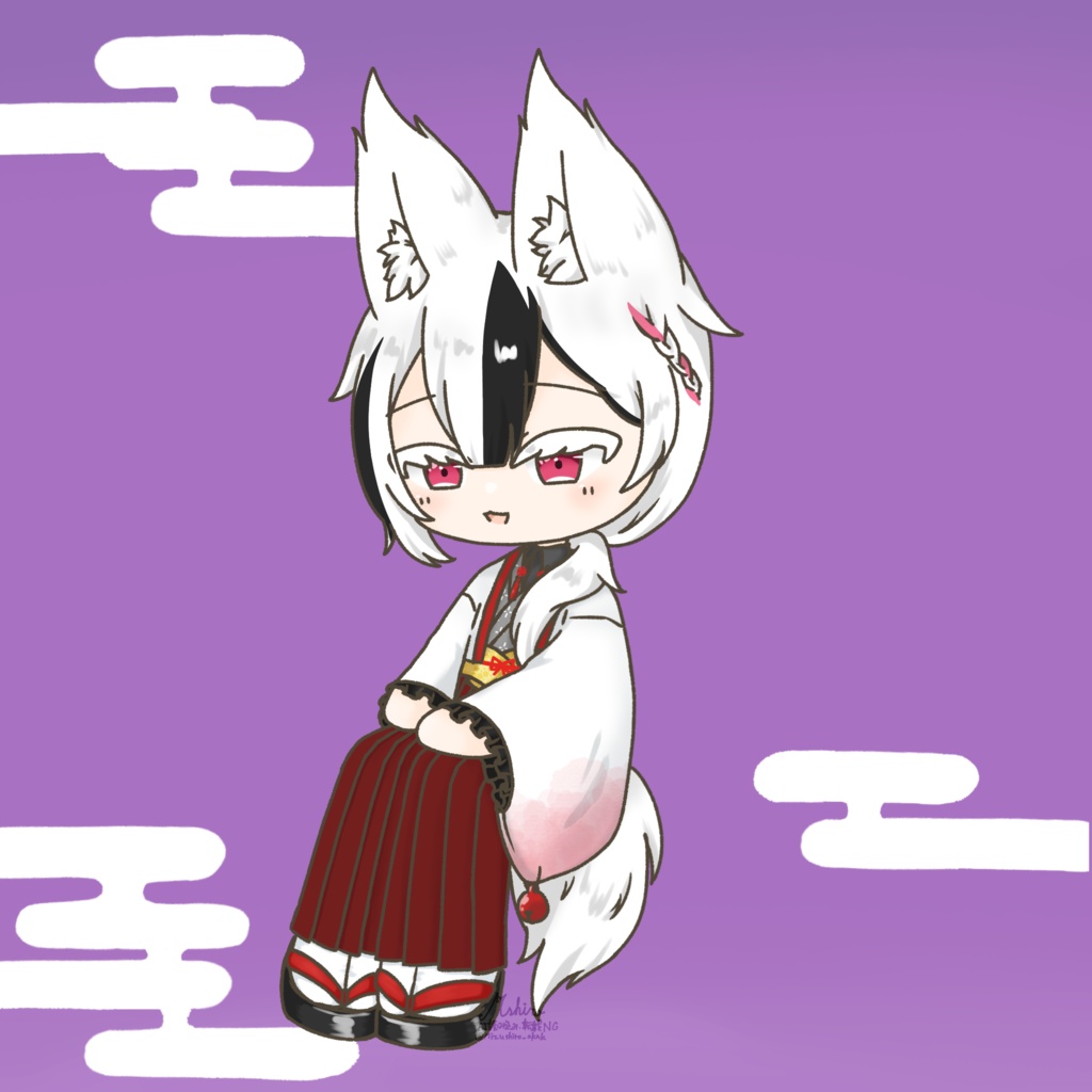 狐ベリアン ステッカー