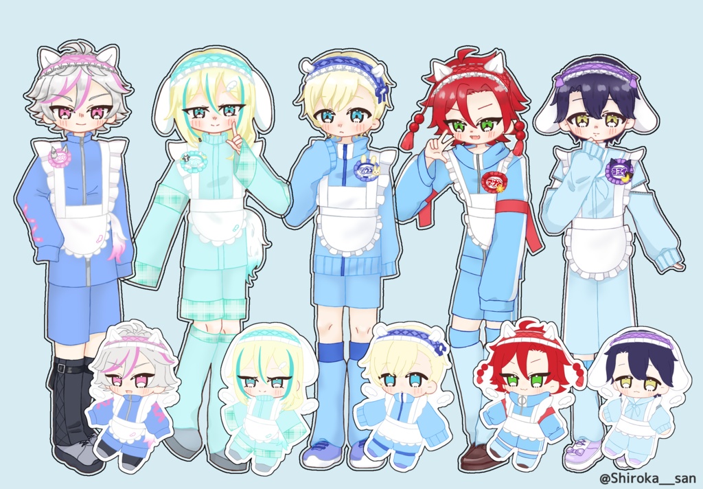 ダンプリ 天使界隈アクスタ・ステッカーセット