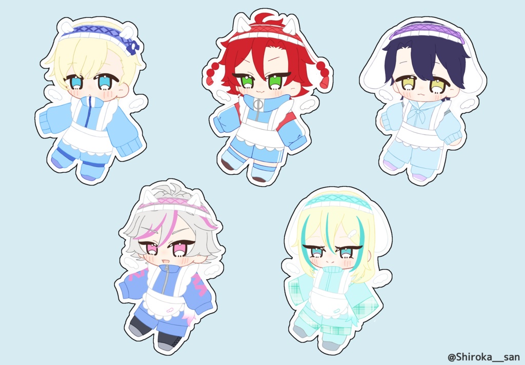 ダンプリ 天使界隈ステッカー