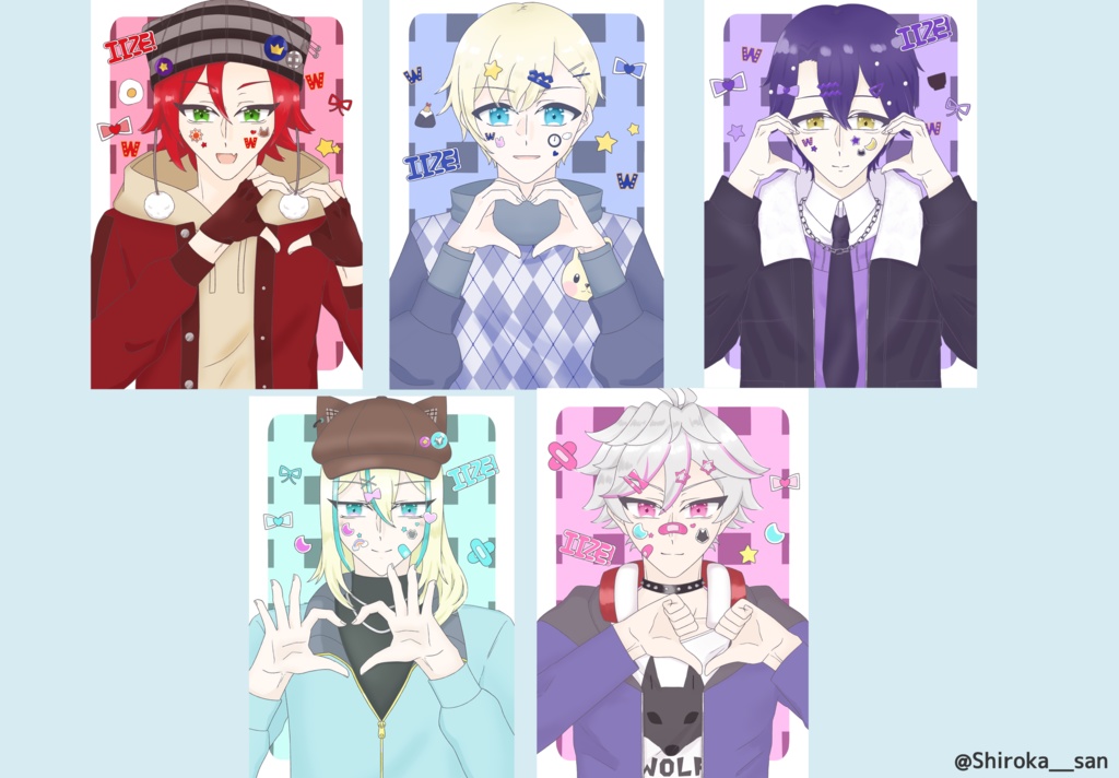 ダンプリ デコラポストカード