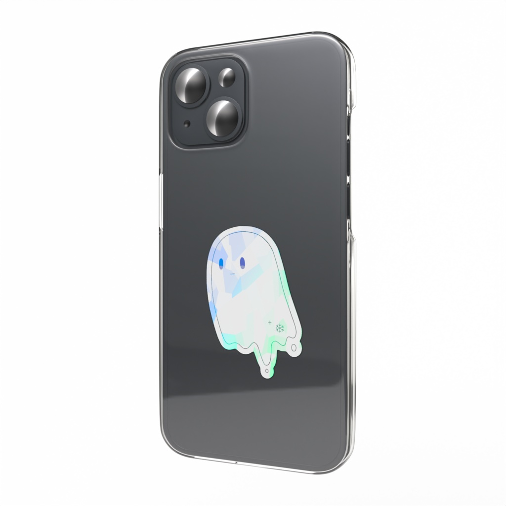 雪ばけちゃんステッカー(ホログラム)