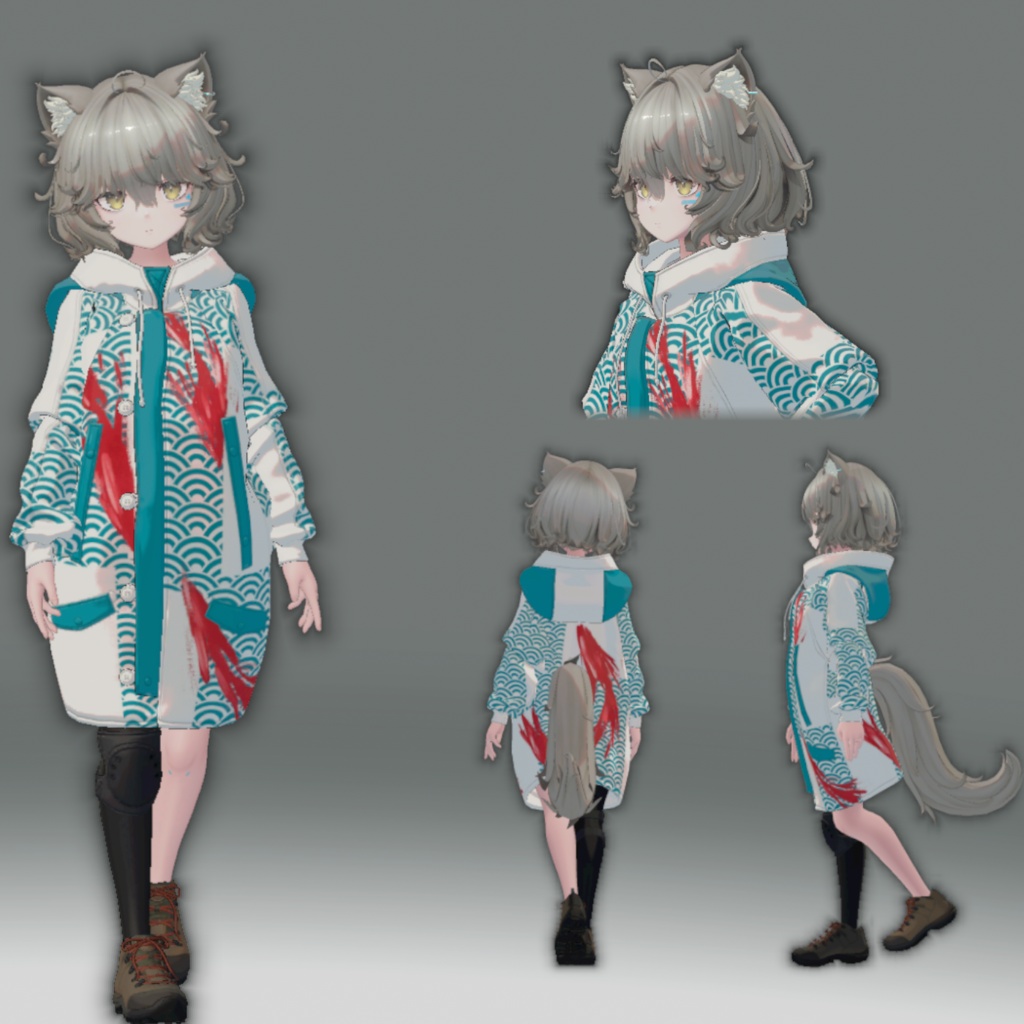 【簡単導入/無料】和みの夏 Nemo専用和風ジャケットテクスチャ