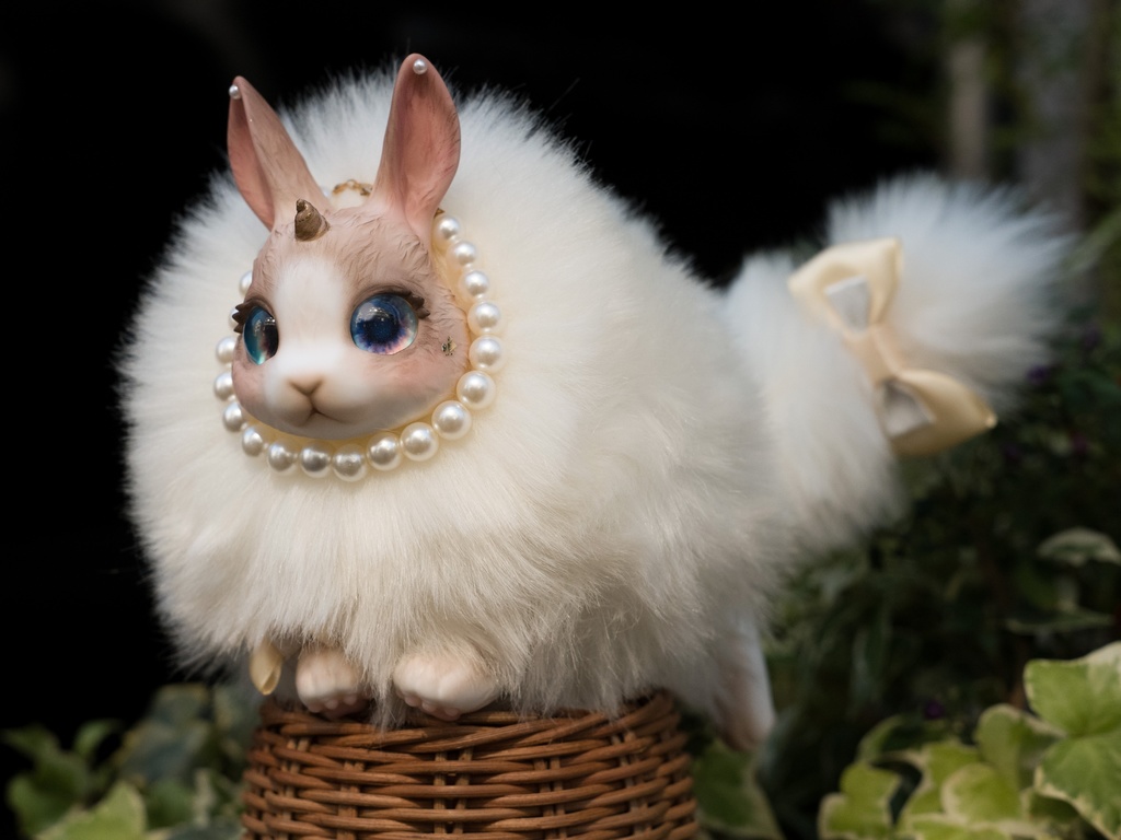 玄兎 幻兎 全身可動 アー トドール ぬいぐるみ うさぎ