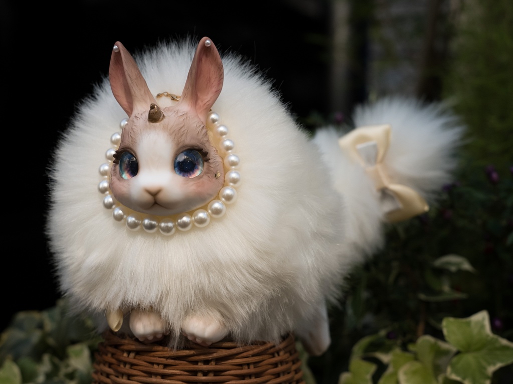 玄兎 幻兎 全身可動 アー トドール ぬいぐるみ うさぎ