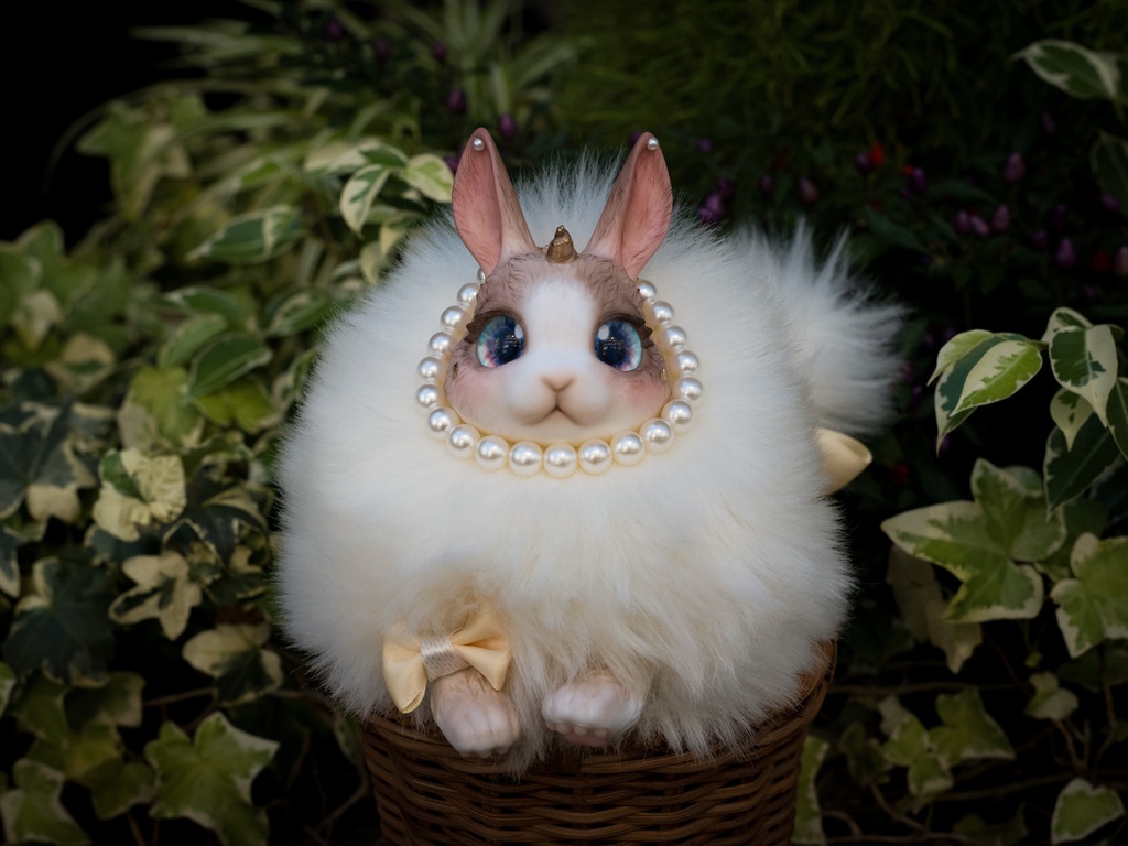 玄兎 幻兎 全身可動 アー トドール ぬいぐるみ うさぎ