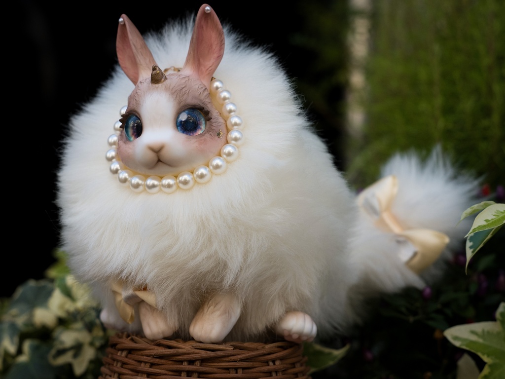 玄兎 幻兎 全身可動 アー トドール ぬいぐるみ うさぎ