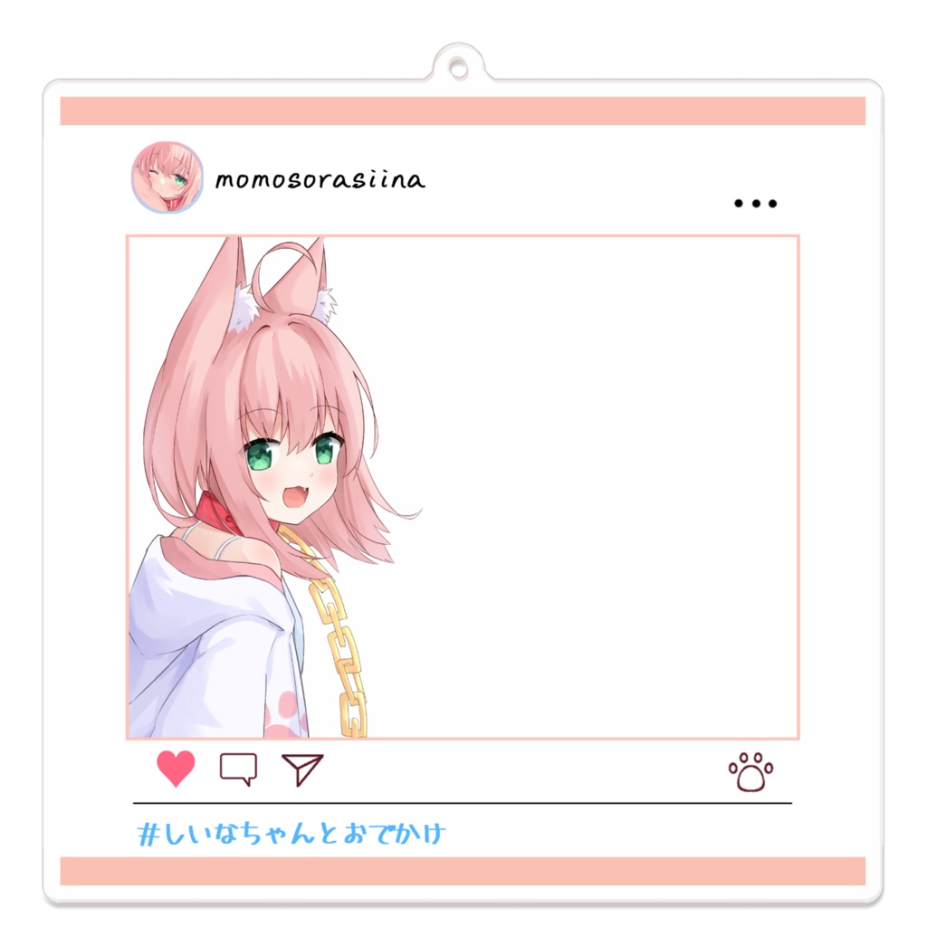 【桃空しいな】お出かけアクキー 誕生日記念✨常設グッズ