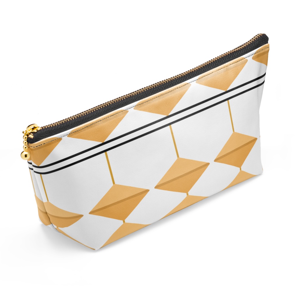 そろばん柄ポーチ