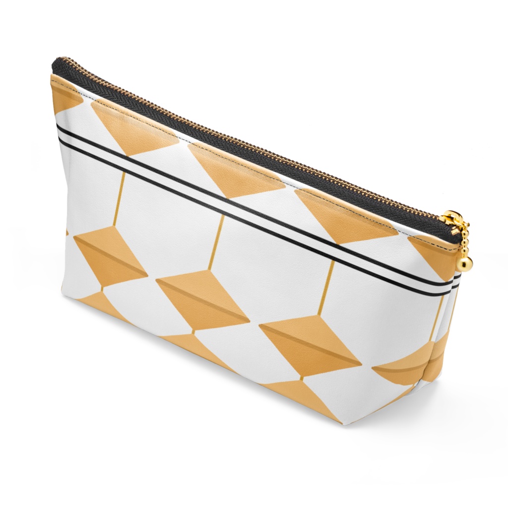 そろばん柄ポーチ