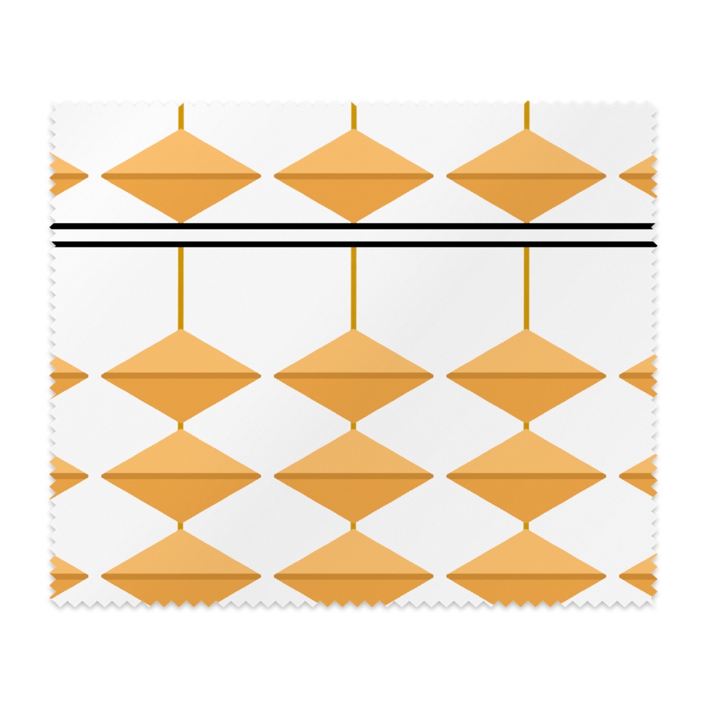 そろばん柄メガネ拭き