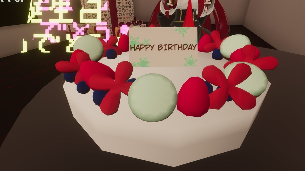 【無料】プレート付きホールケーキ