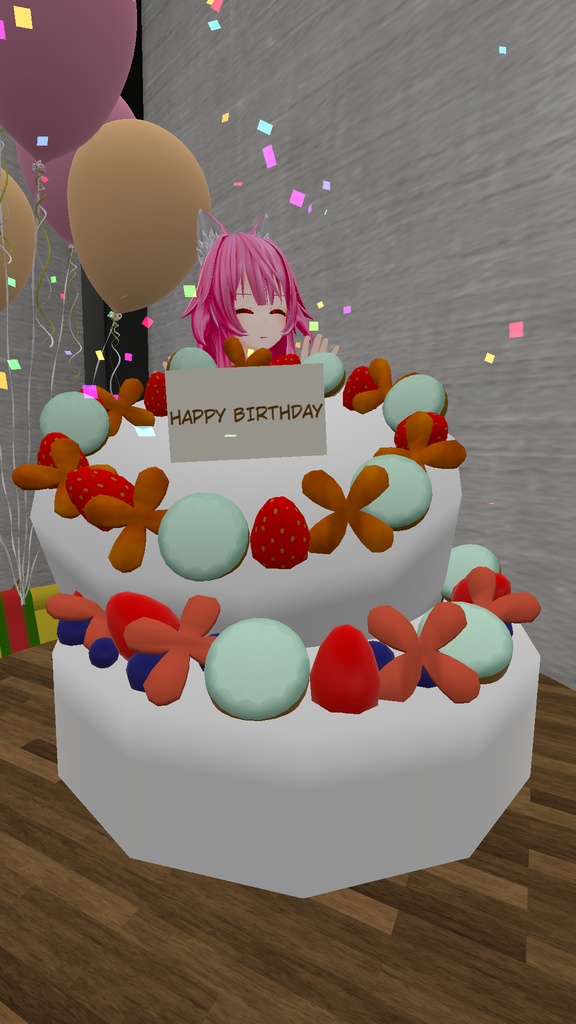 【無料】プレート付きホールケーキ